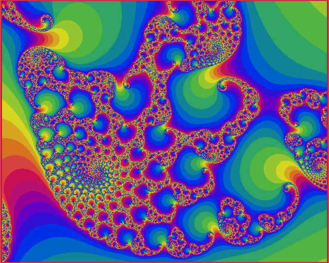 Mandelbrot picture »In the sea-horse valley«. Bigger extent of
87¼ KB
