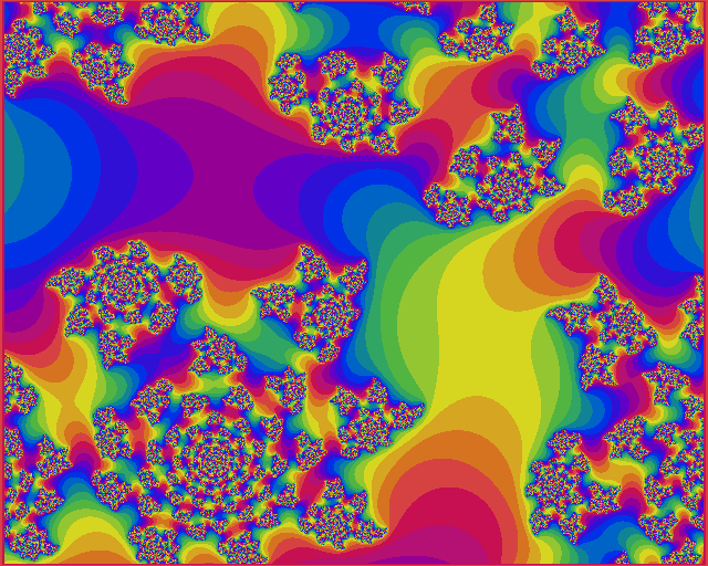 Image de Mandelbrot »Tunnel de bras fractal«. Étendue
plus grande de 87½ KB