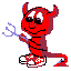 Albert Walder's mascot devil