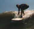 Wind surfer on the water